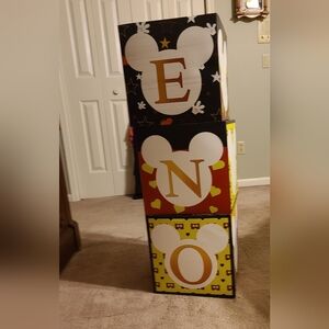 Mickey Mouse Themed Decorative Blocks 11X11